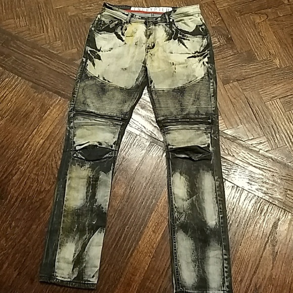 encrypted skinny jeans